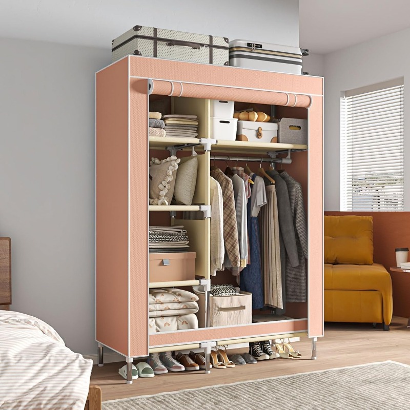 Wardrobe Closet Portable Fabric Cover - Armadio portatile, armadio indipendente da appendere,