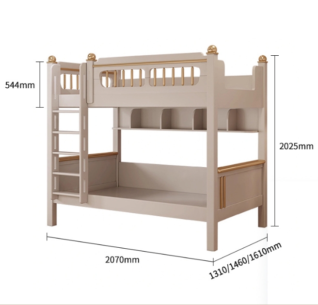 Bunk Bed With Stairs And Slide - Letto a Castello per Bambini in