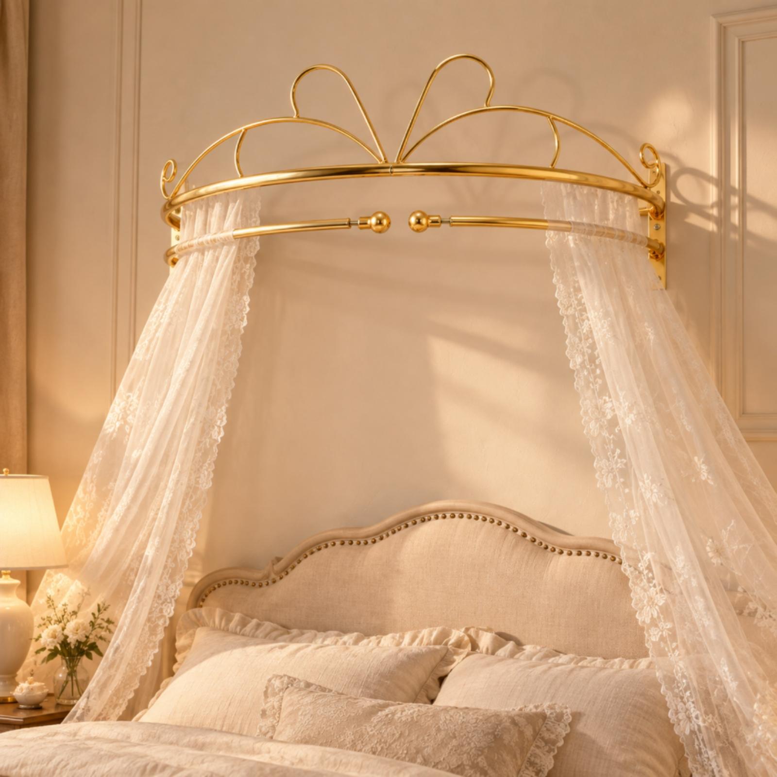 Tenda a baldacchino da parete  - Canopy Bed Frame Metal Queen recensione e prezzo
