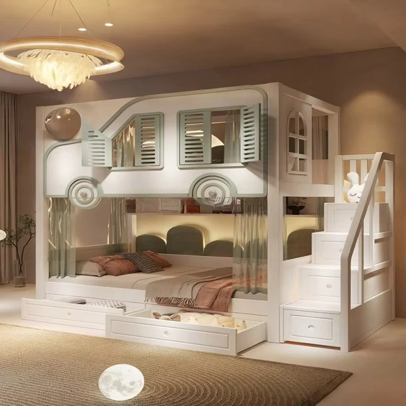 Nuovo Design Letto a Castello  - Bunk Bed With Stairs And Slide recensione e prezzo