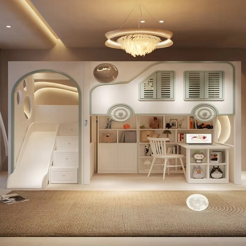 Nuovo Design Letto a Castello  - Bunk Bed With Stairs And Slide recensione e prezzo
