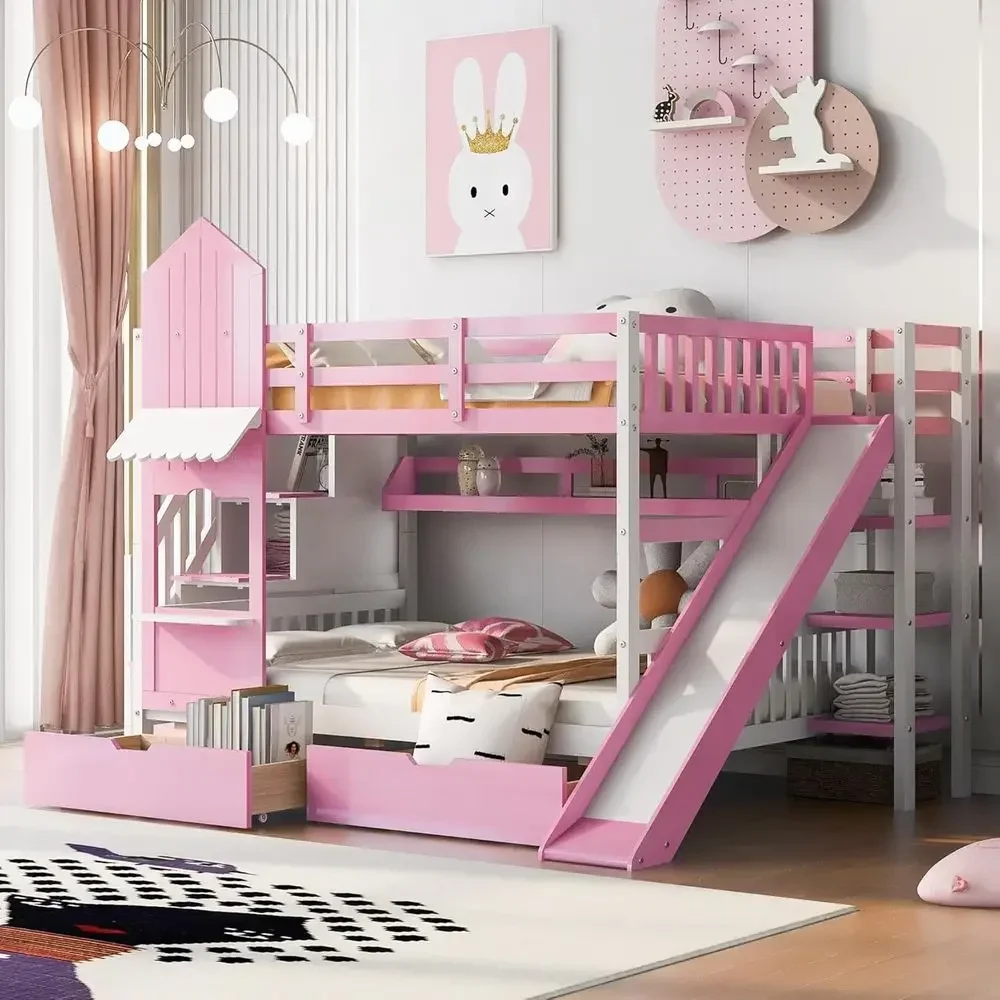 Letto a castello per bambini c - Bunk Bed With Stairs And Slide recensione e prezzo