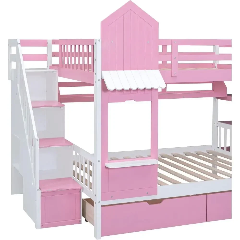 Letto a castello per bambini c - Bunk Bed With Stairs And Slide recensione e prezzo