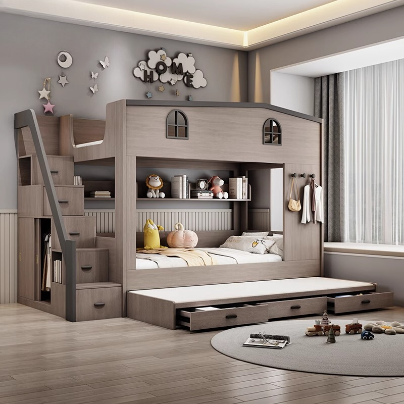 Letti per bambini nordici a du - Bunk Bed With Stairs And Slide recensione e prezzo