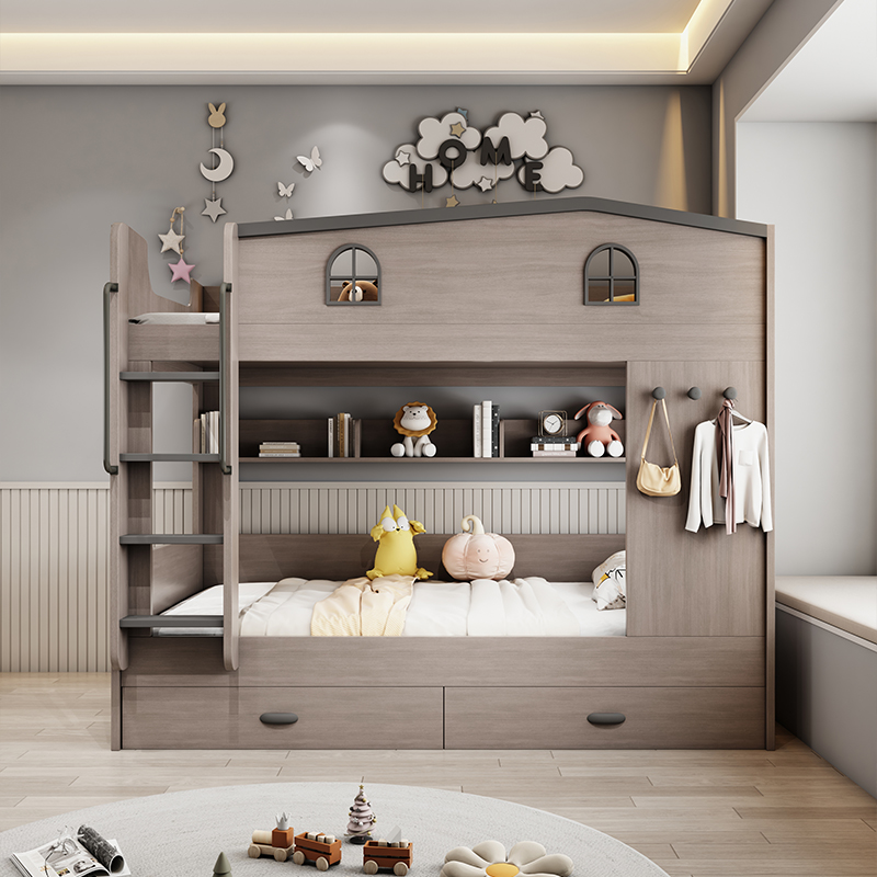 Letti per bambini nordici a du - Bunk Bed With Stairs And Slide recensione e prezzo