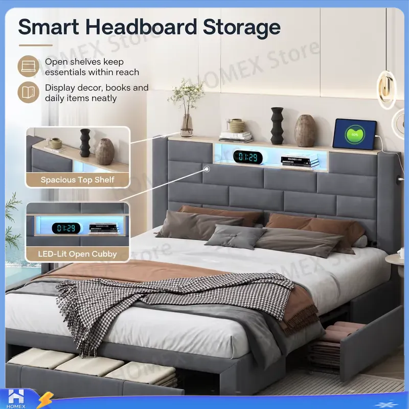 Struttura per letto matrimonia - Gas Lift Storage Bed Hydraulic recensione e prezzo