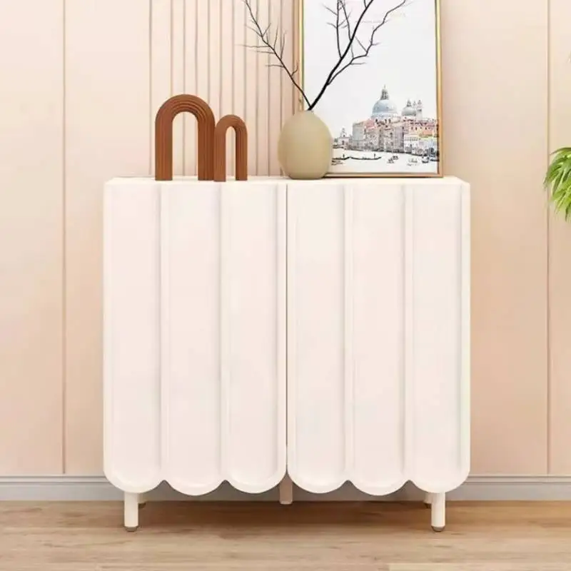 Scarpiera Bianca Minimalista S - Shoe Rack Cabinet Narrow Entryway recensione e prezzo