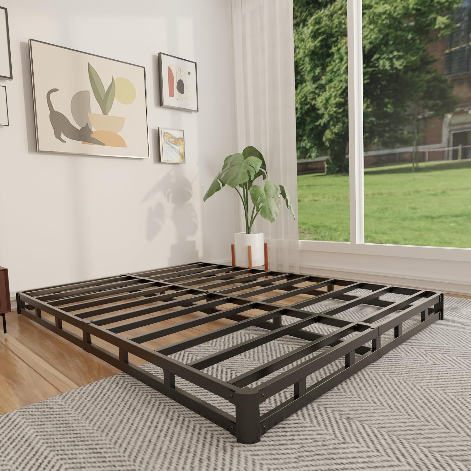 Base per materasso Queen a bas - Canopy Bed Frame Metal Queen recensione e prezzo
