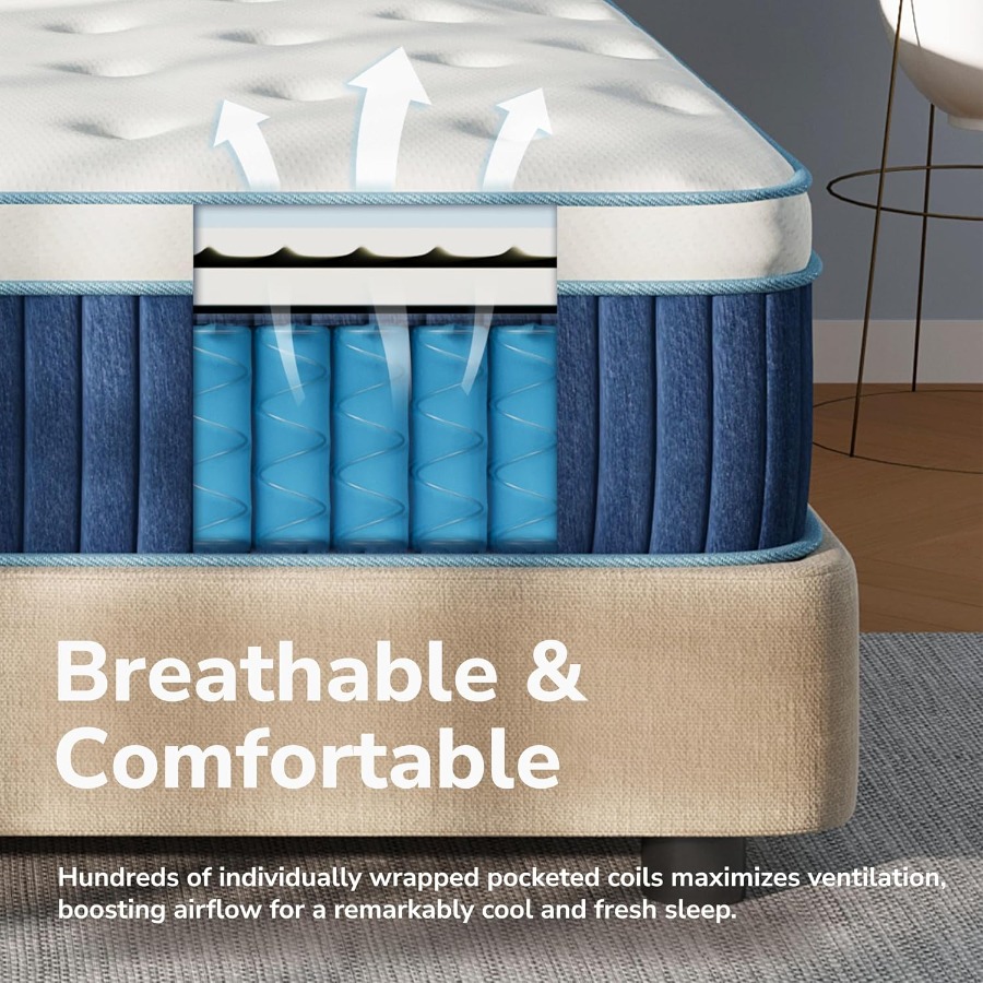 Materasso ibrido da 12 pollici - Memory Foam Mattress In A Box Queen recensione e prezzo